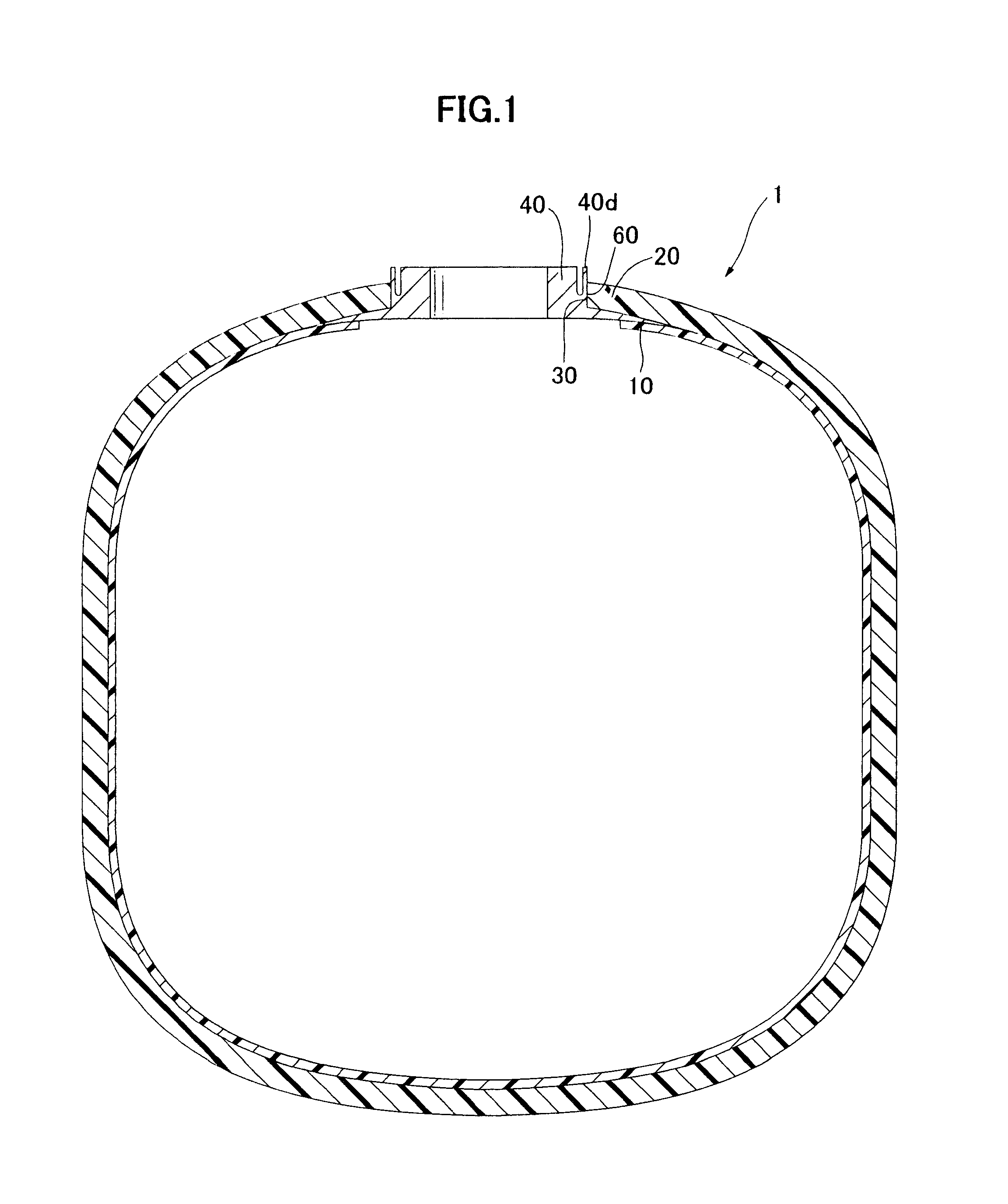 Bonding structure of metal member and composite-material member