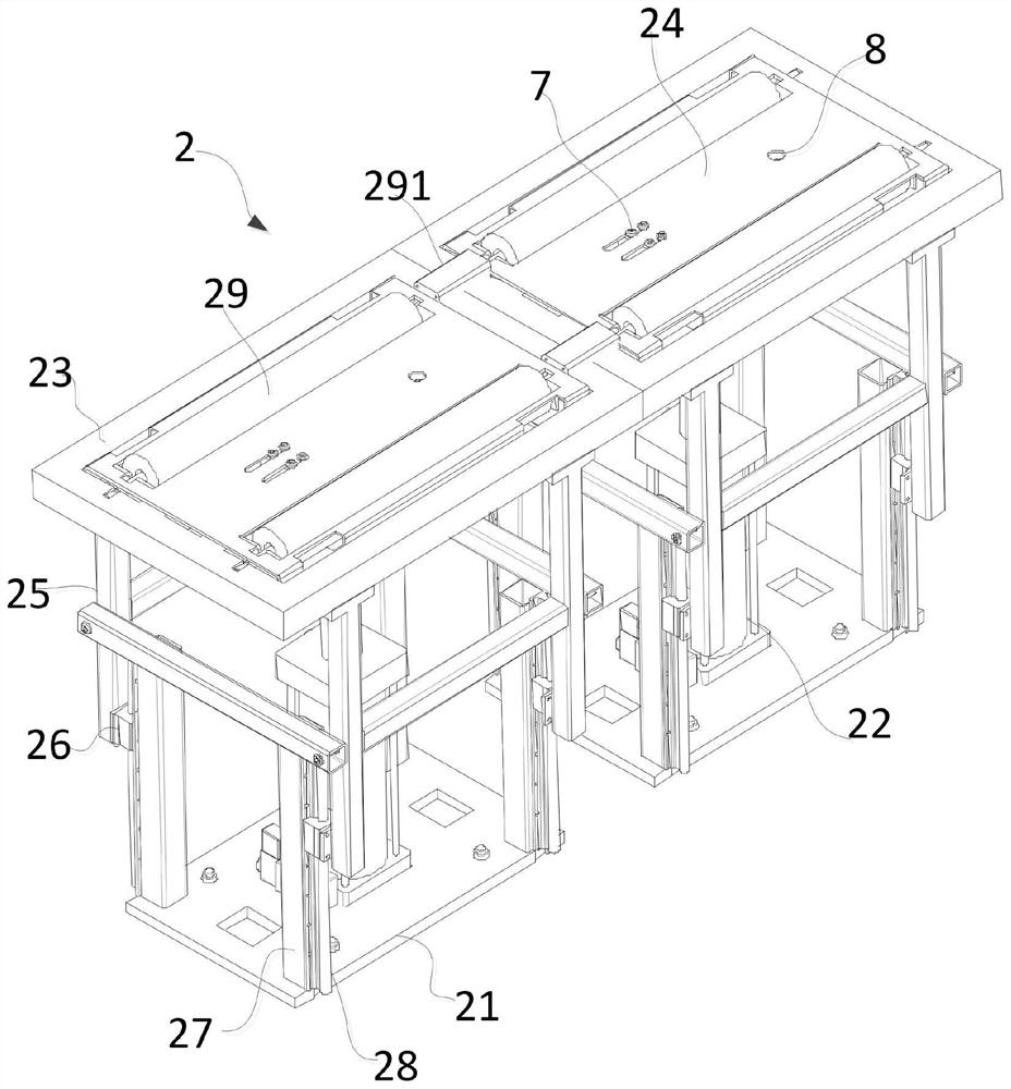 Intelligent furniture packaging production line