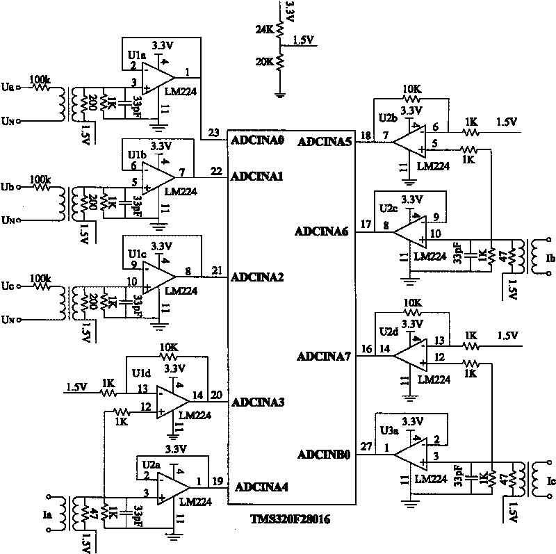 Power distribution transformer monitoring terminal and method for calculating current complex power precision thereof