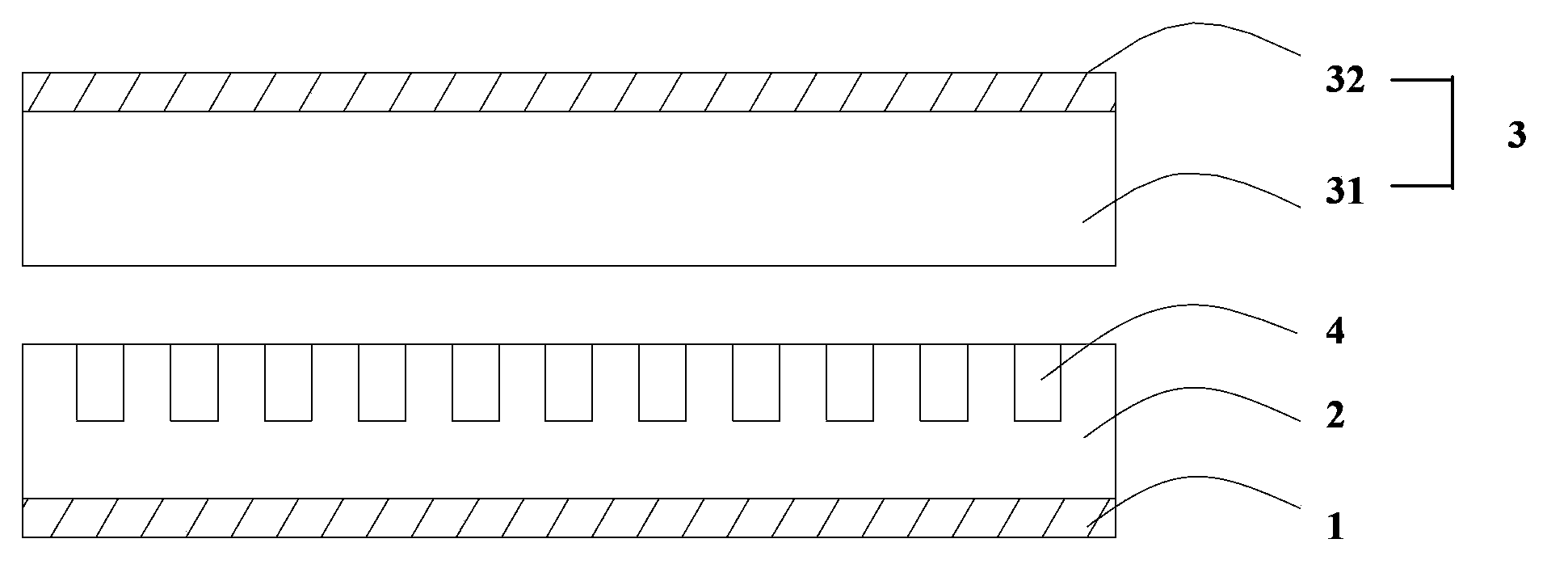 High-power nanometer friction generator and manufacturing method thereof