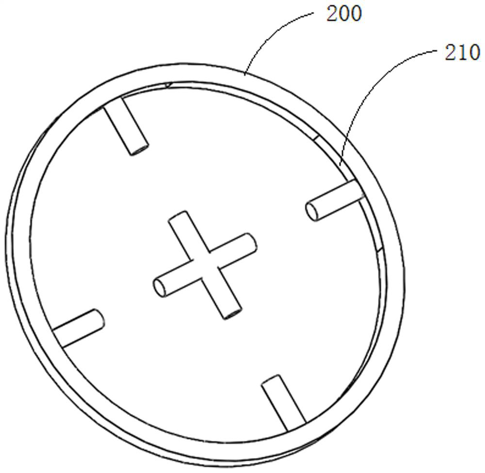 Ring elastic buffer piece