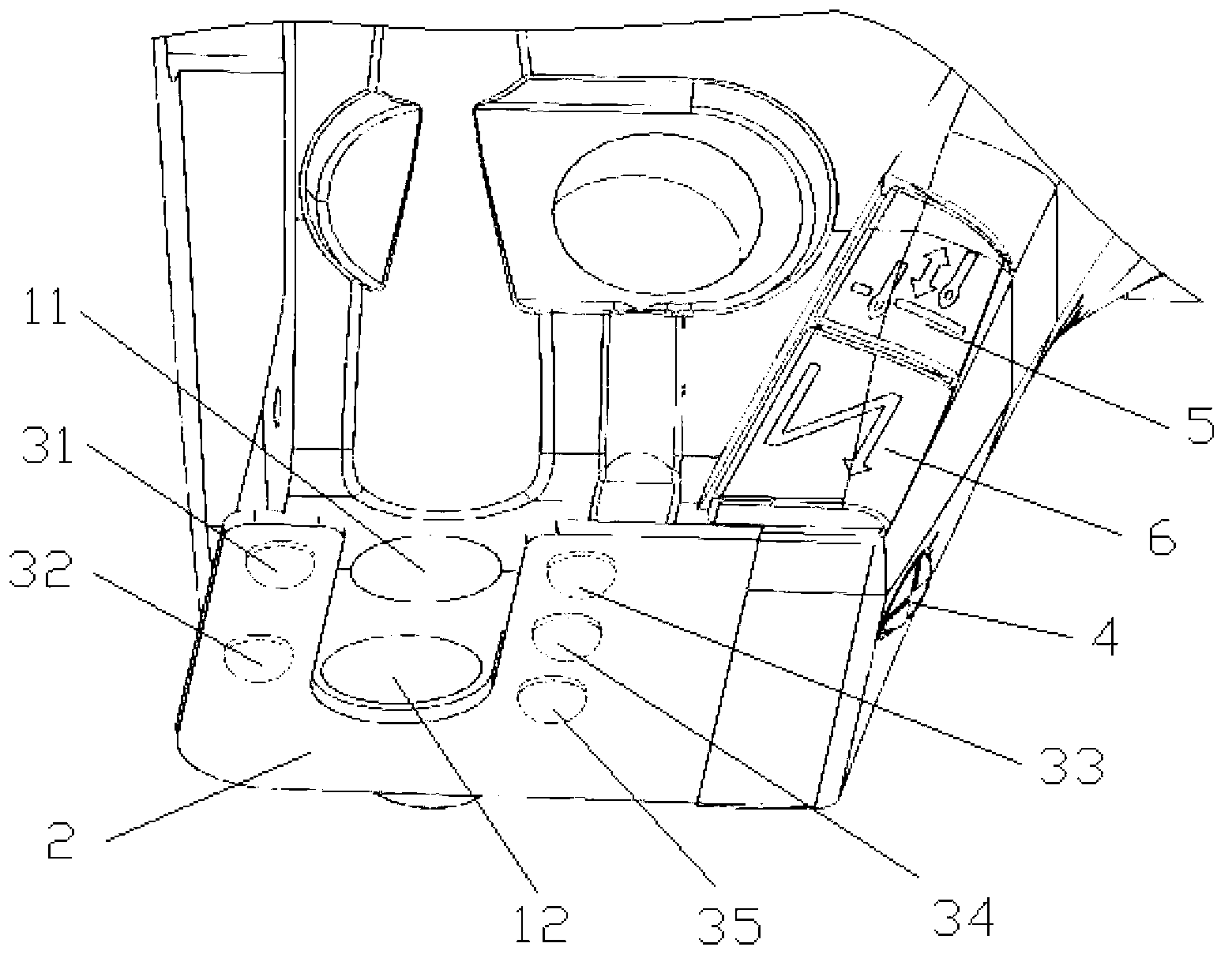 Lockstitch sewing machine head