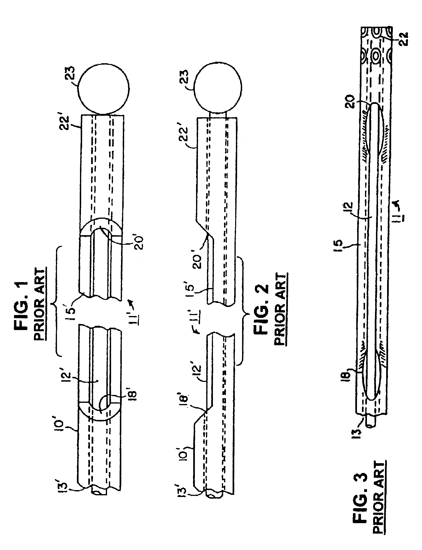 Steerable medical device having means for imparting curves in the device and in elongated implantable medical instruments