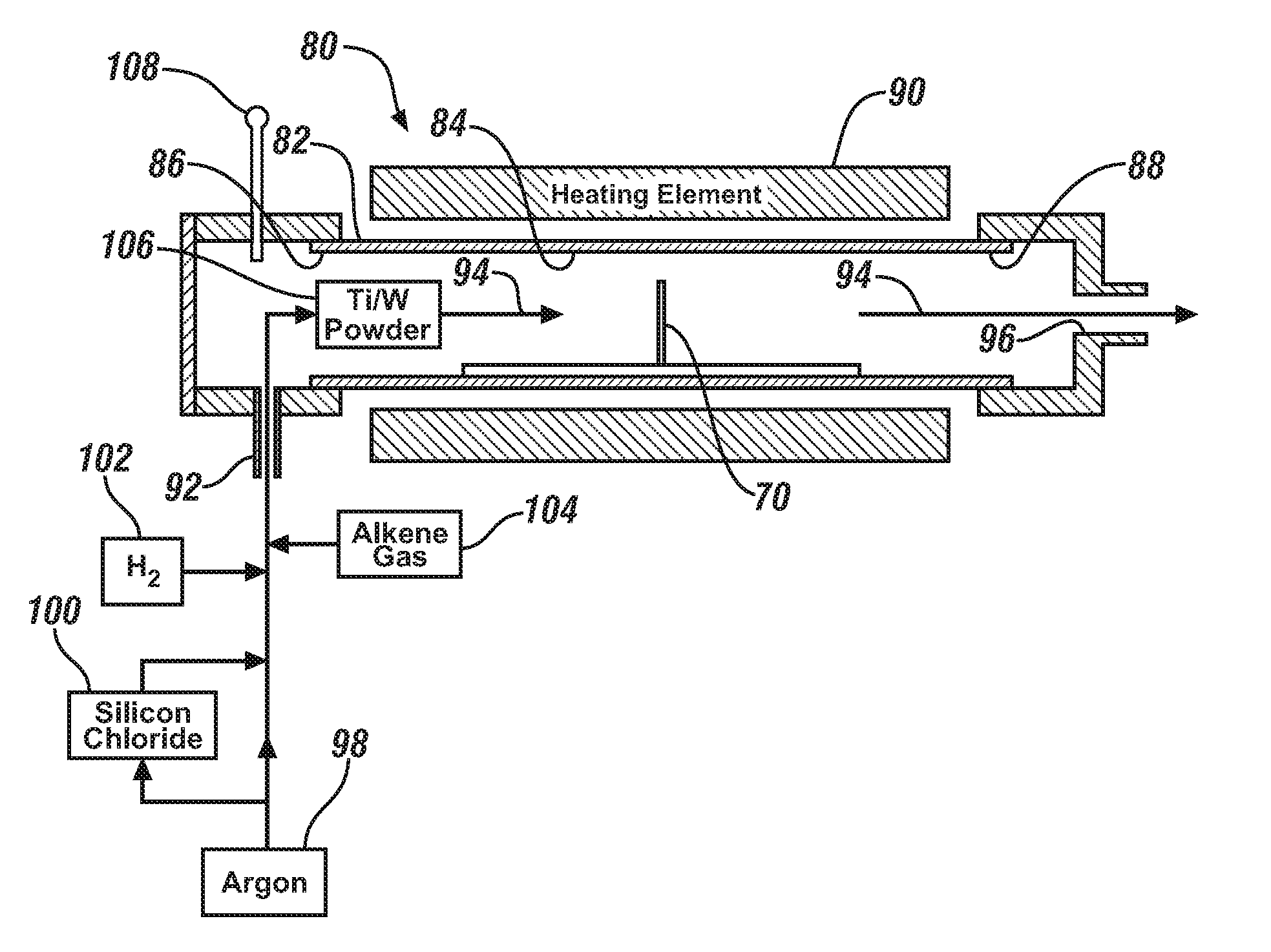 Microfiber supported metal silicide nanowires