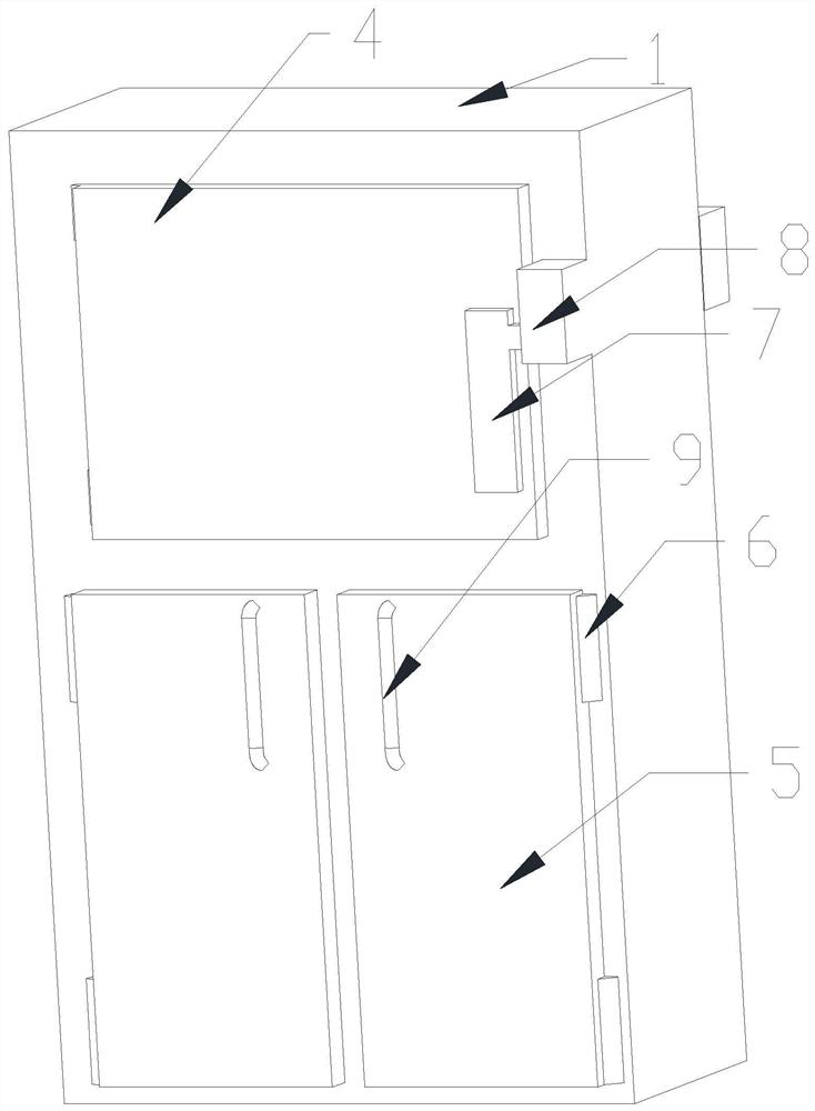 Integrated protective drug delivery window convenient to operate