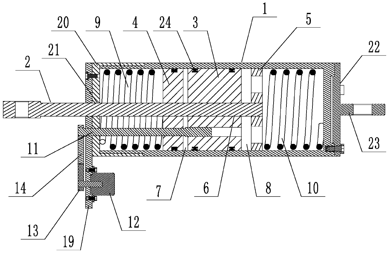 A variable damping hydraulic cylinder