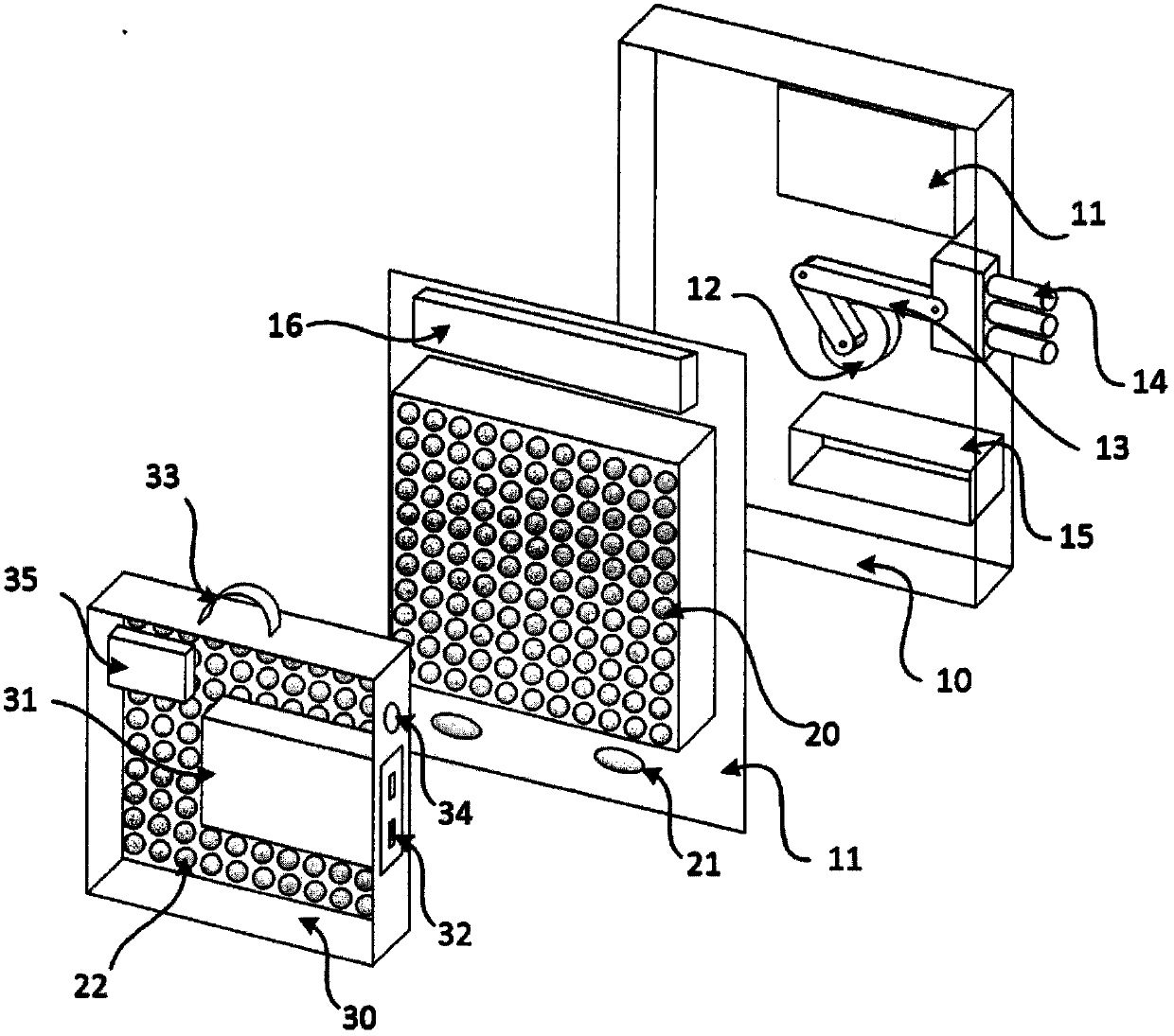 Light-operated electronic lock