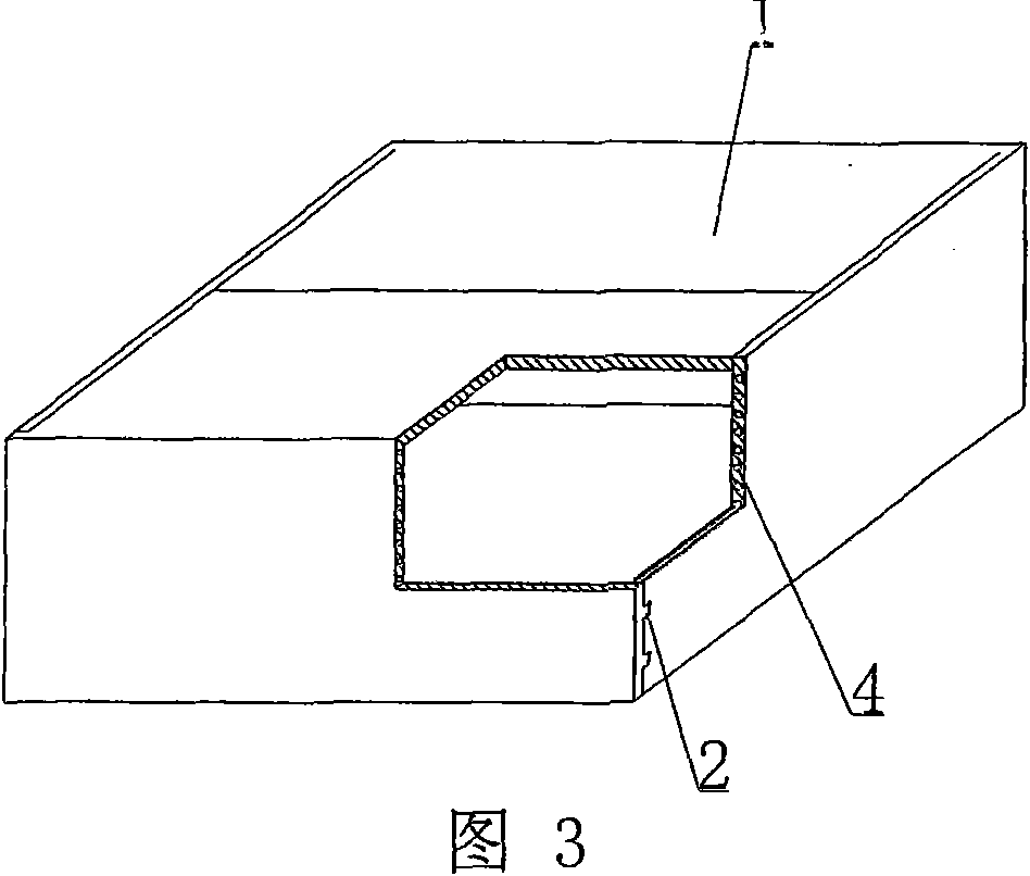 Hollow core die for cast-in-place concrete hollow filling