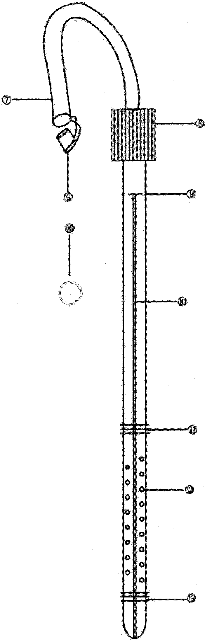 Medical single-cannula anti-blocking drainage tube for hyperthermic intraperitoneal chemotherapy based on replacement of inner tube