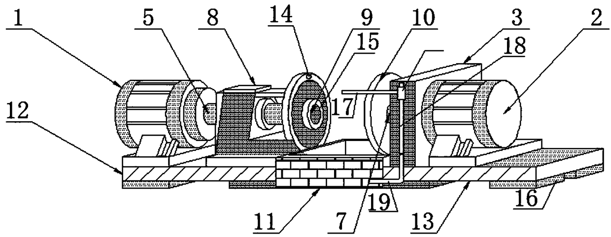 Electric-controlled wind power processing device