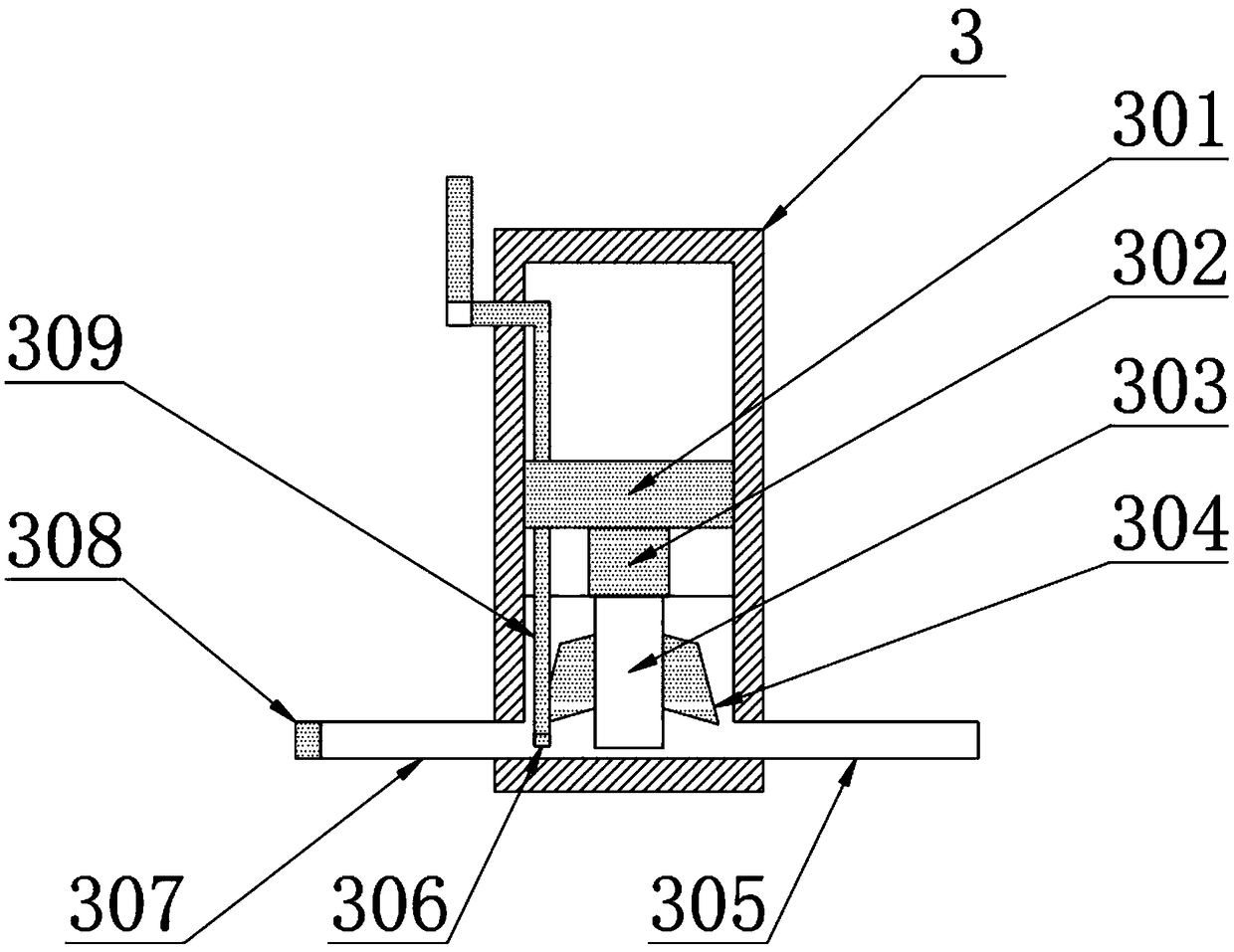 Electric-controlled wind power processing device