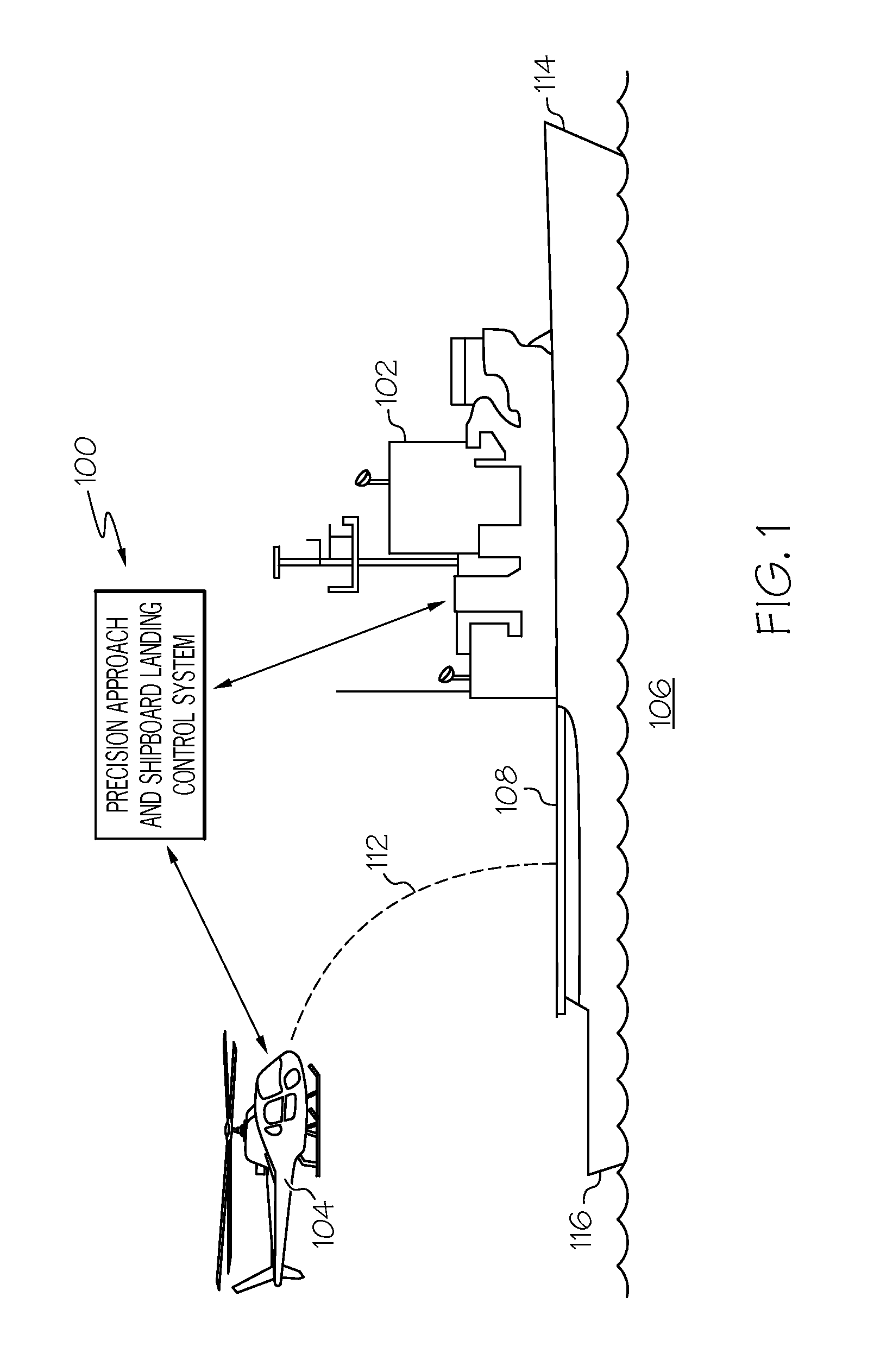 Aircraft precision approach and shipboard landing control system and method