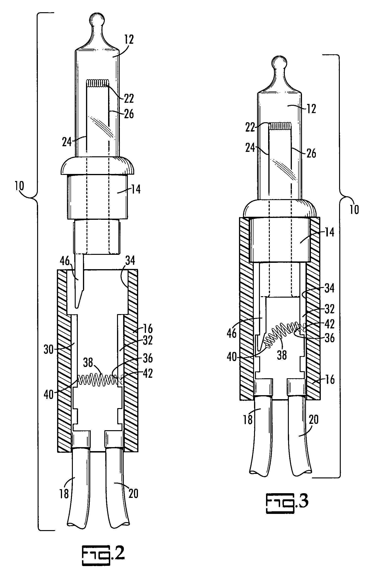 Asymmetric spring coil shunt for light string socket