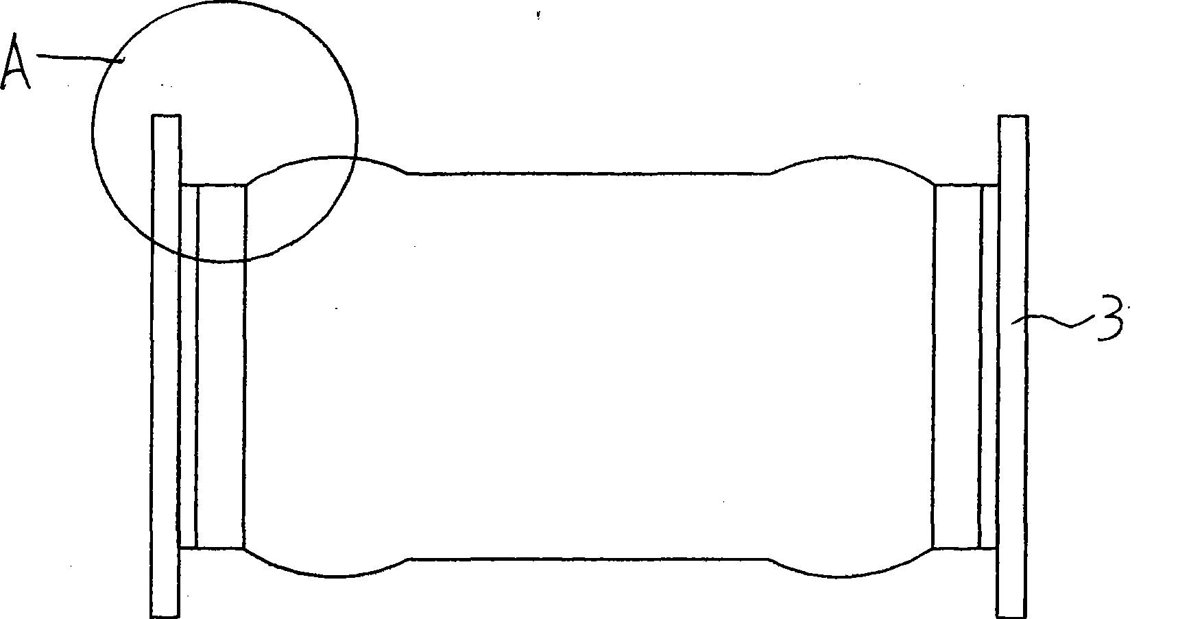 Mud suction and drainage hose and preparation method thereof