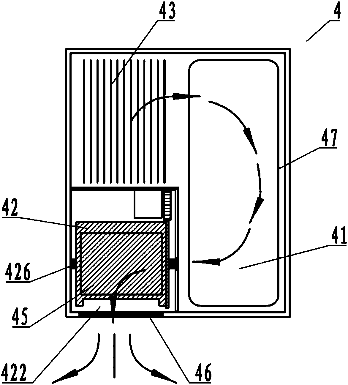 Circular adsorbing intelligent air purifying system for simulating forest environment