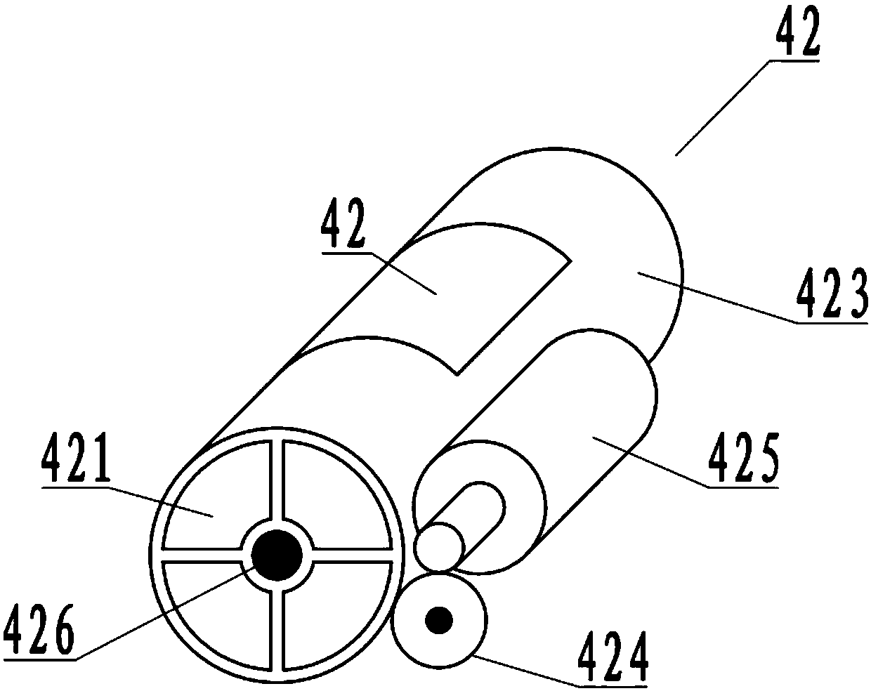 Circular adsorbing intelligent air purifying system for simulating forest environment