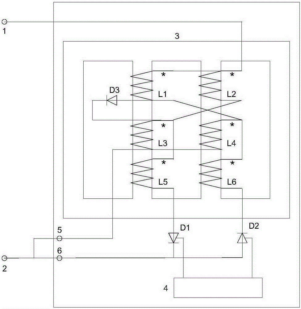 Three-phase saturation resistor capable of reducing bounded uncertainty