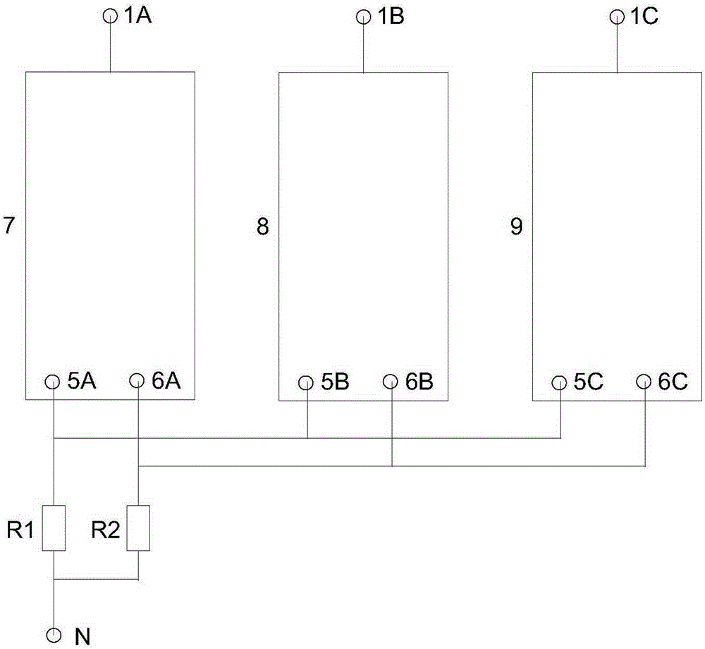 Three-phase saturation resistor capable of reducing bounded uncertainty