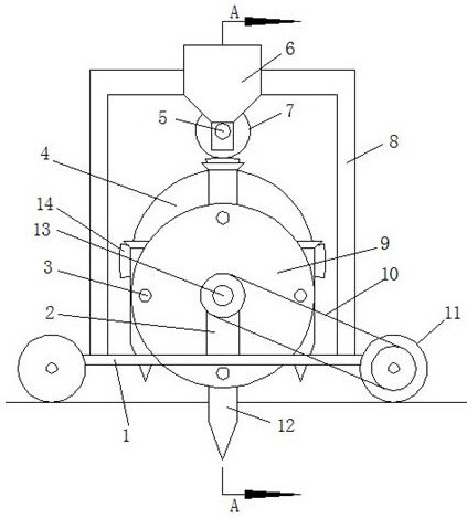 A seeding machine for agricultural cultivation