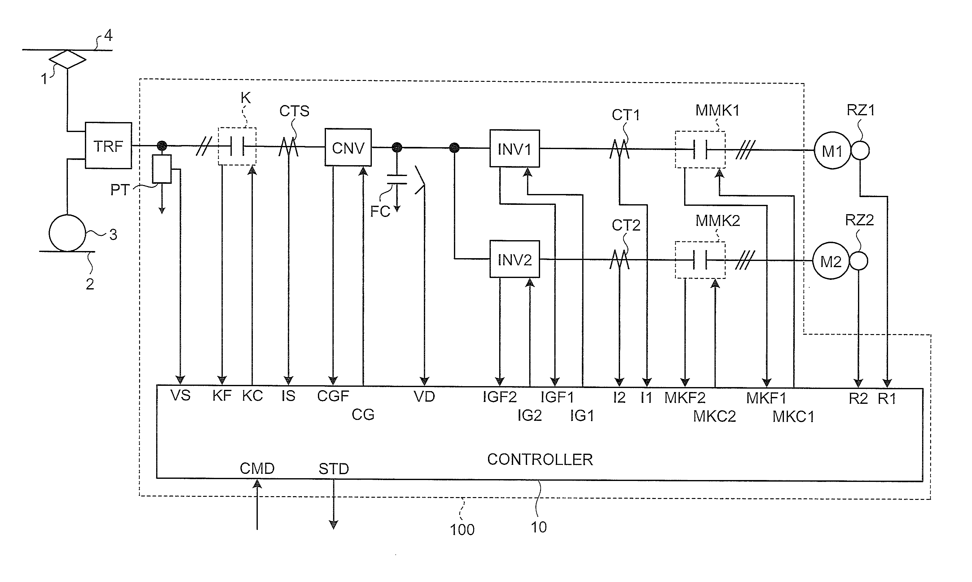 Motor controlling apparatus