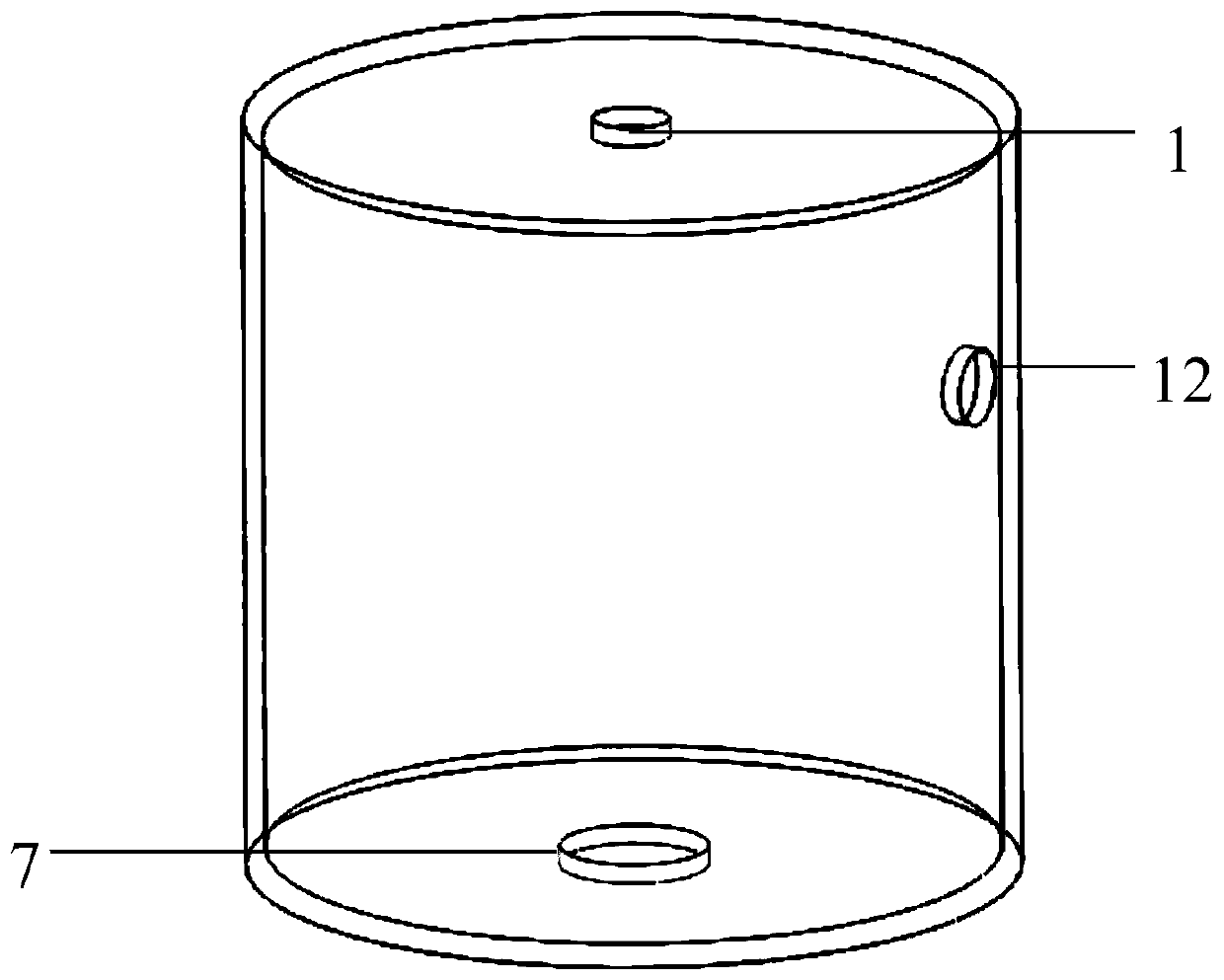 A control device for changing the position of the stagnation point of the flow field and its use