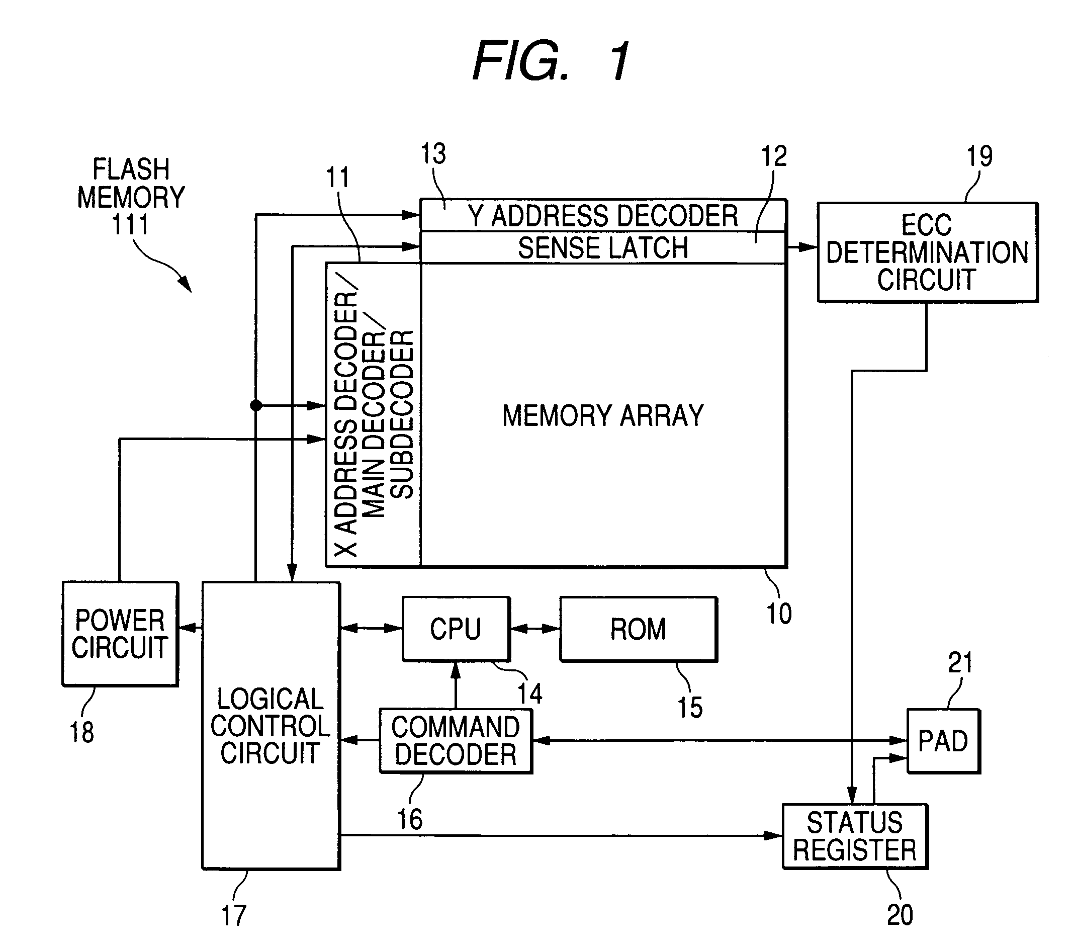 Nonvolatile memory and nonvolatile memory apparatus