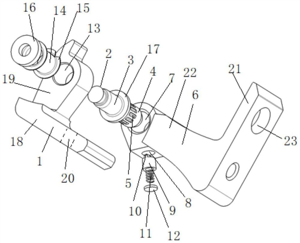 A hinge and automobile