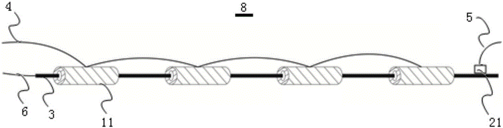 Ultrasonic transducer array, ultrasonic intervention treatment system and ultrasonic ablation catheter