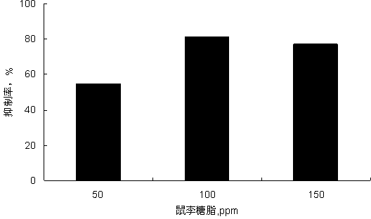 Application of rhamnolipid as biological pesticide and biological insecticide