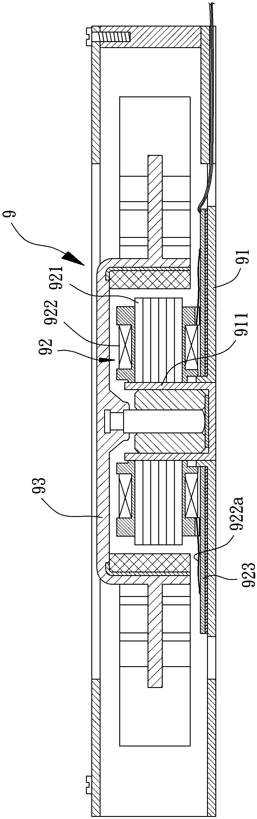 Electric connection method for motor stator and coil of motor stator