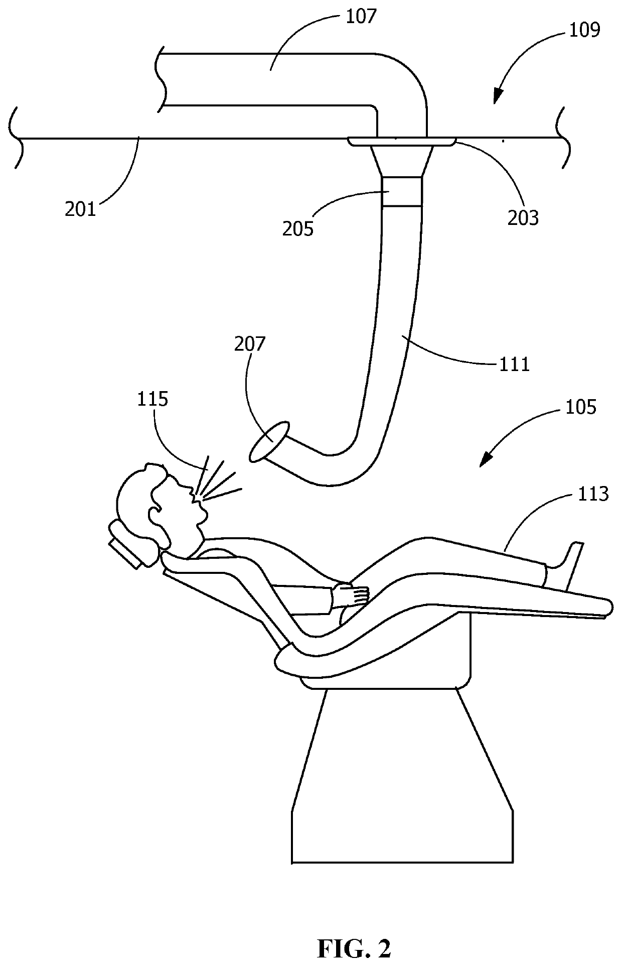 Aerosol evacuation system