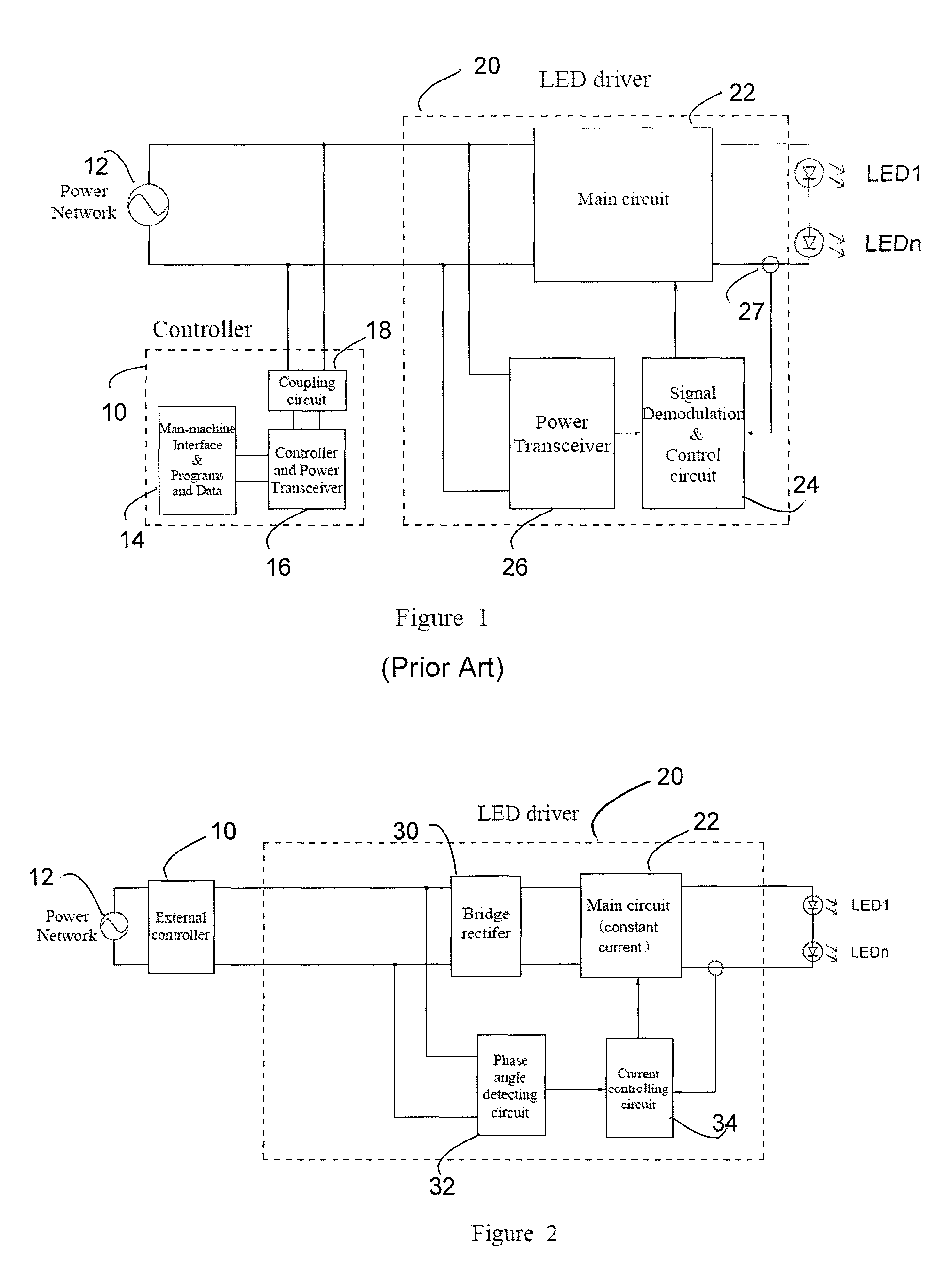 LED drive circuit for SCR dimming