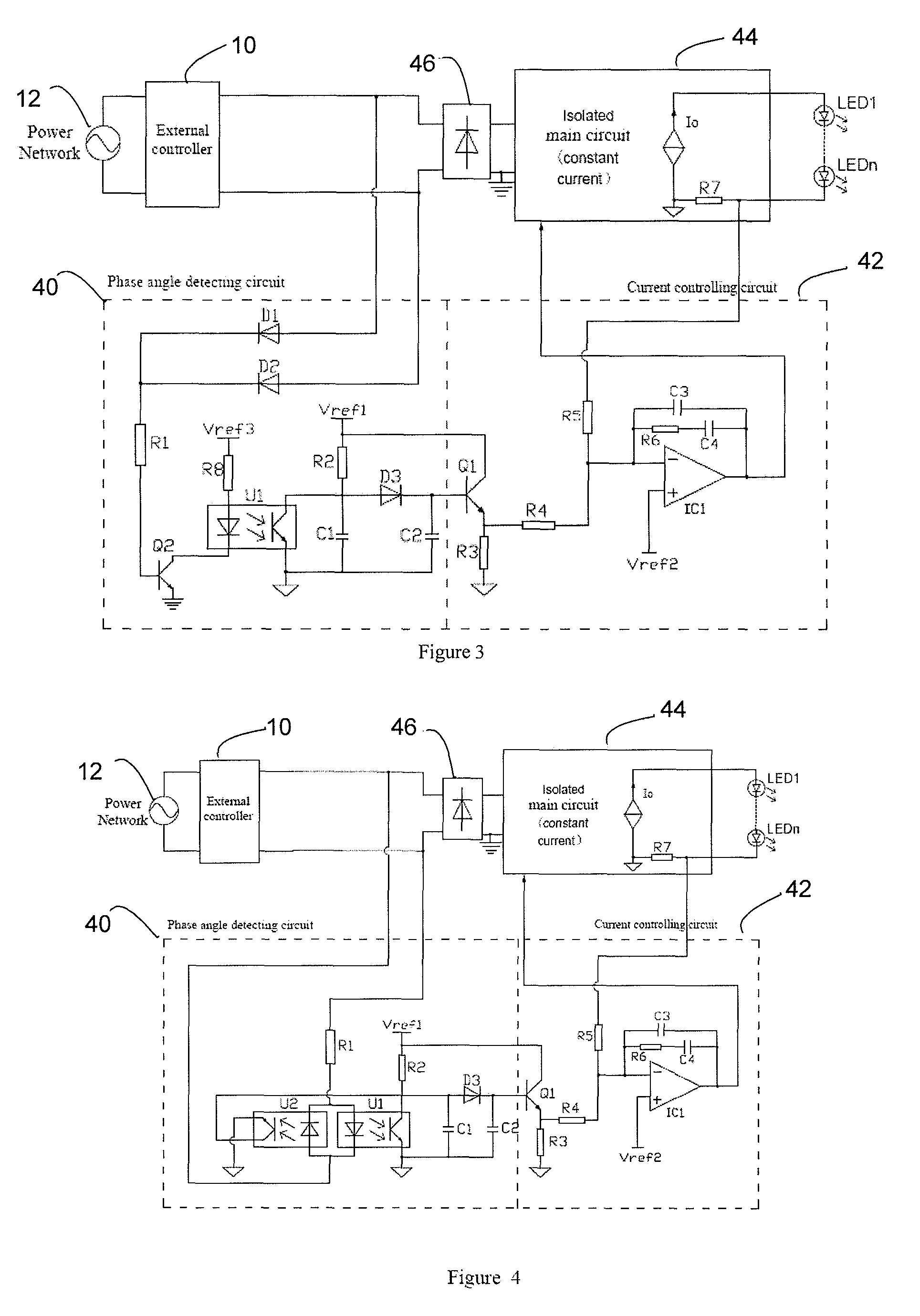 LED drive circuit for SCR dimming