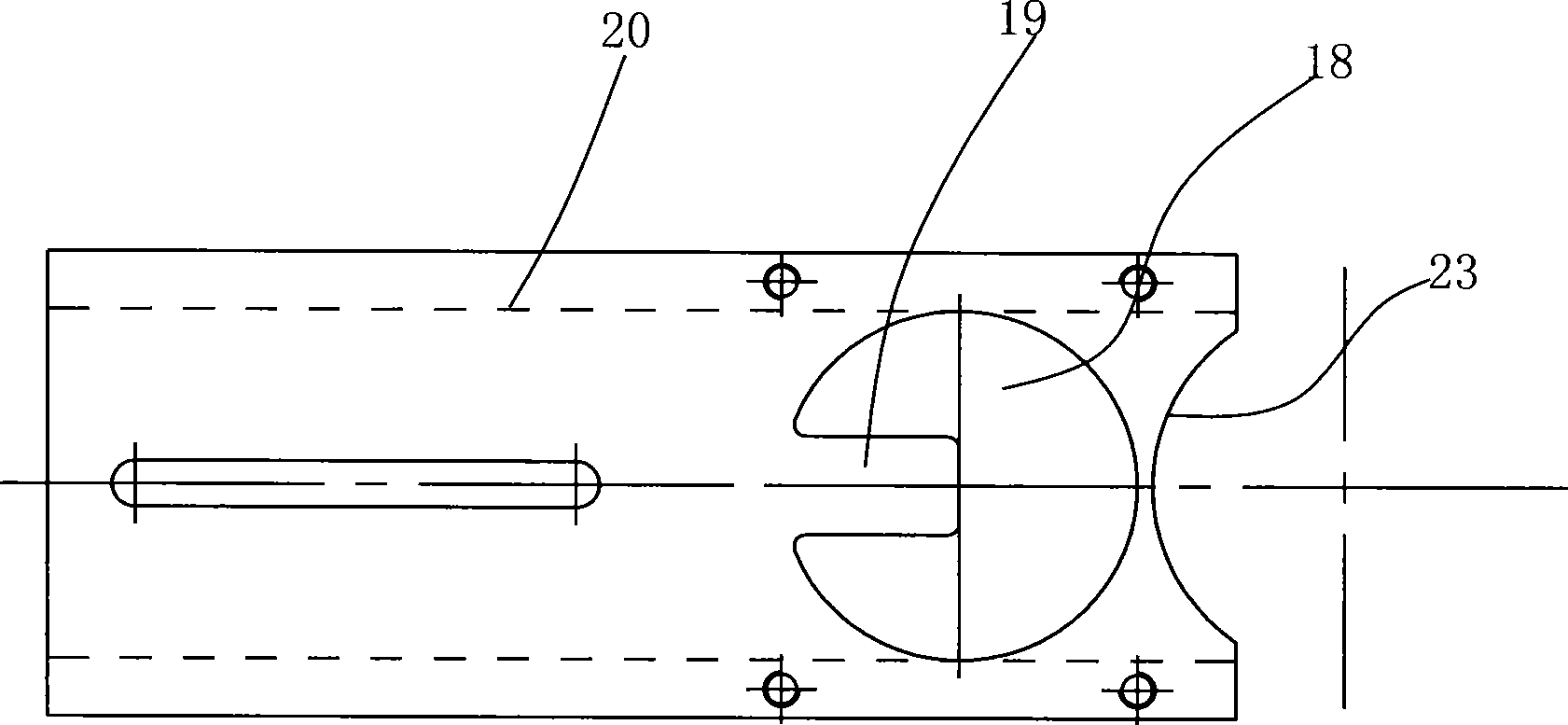 Internal circlip press-loading device