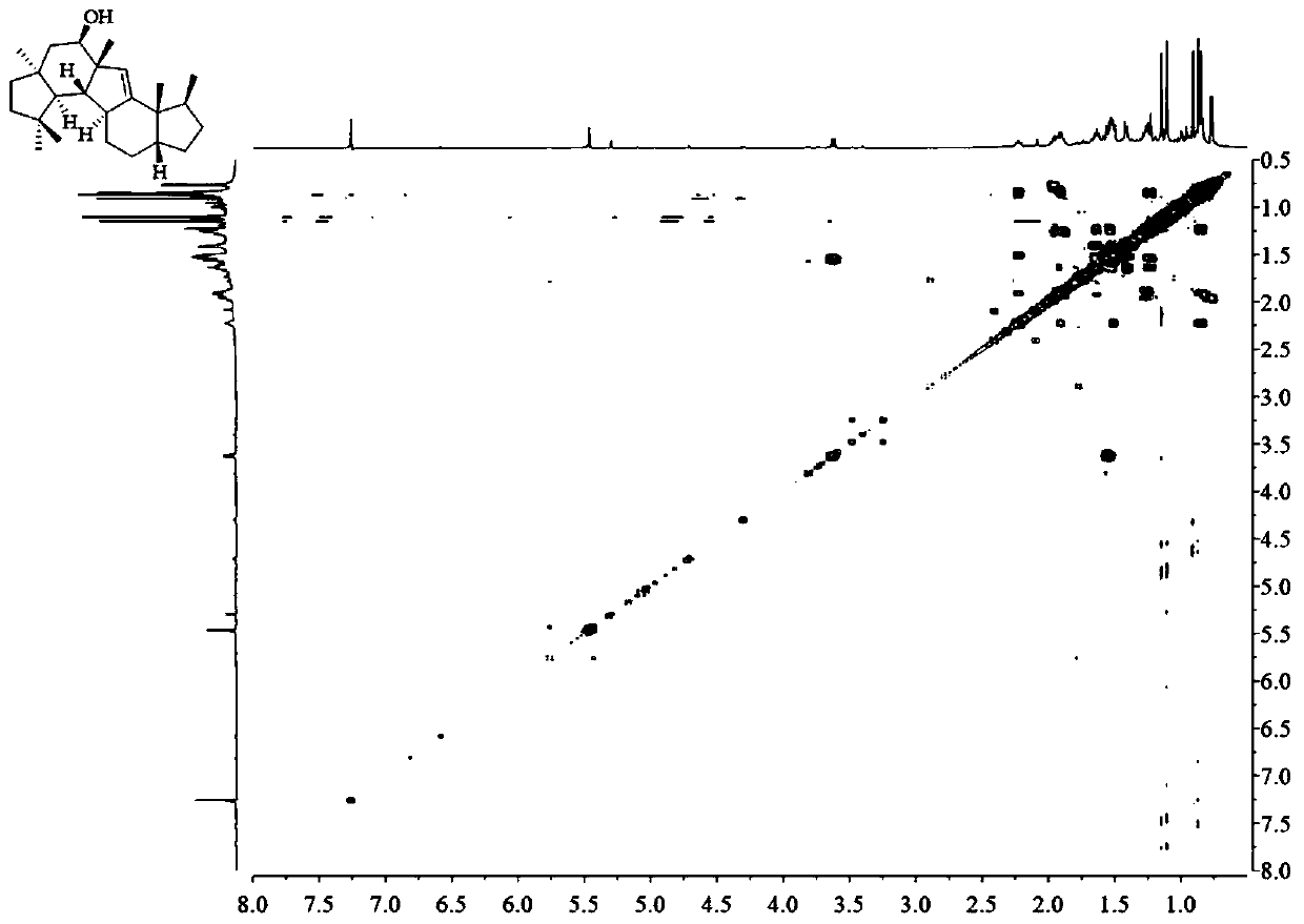 A kind of sesquiterpene compound peniroquesines and its preparation method and application