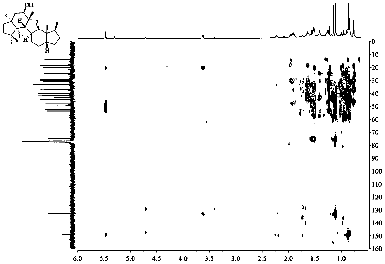 A kind of sesquiterpene compound peniroquesines and its preparation method and application