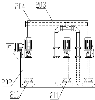 Complete equipment for soil remediation by leaching method