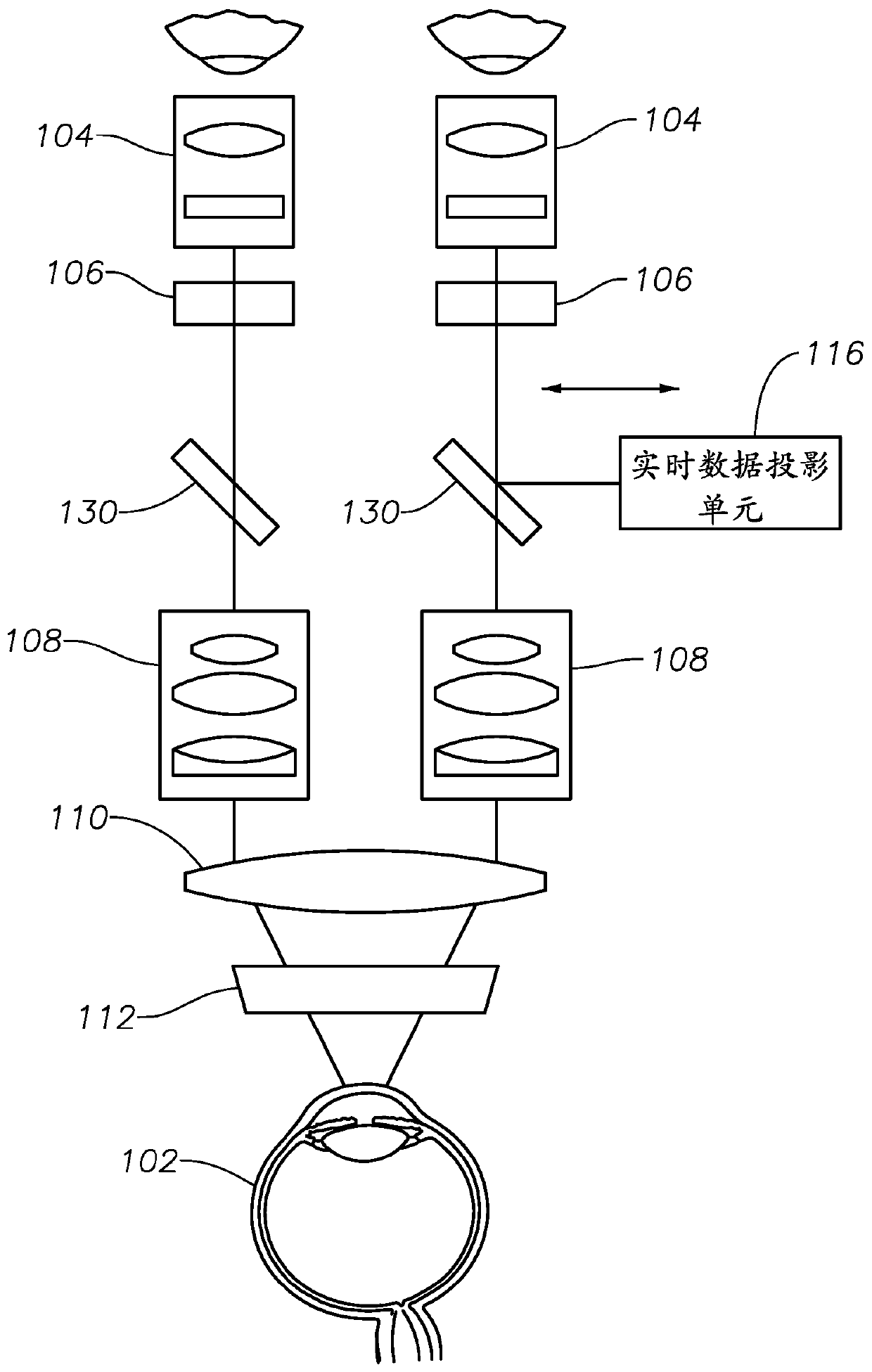 Surgical operating microscope with integrated optical coherence tomography and display system