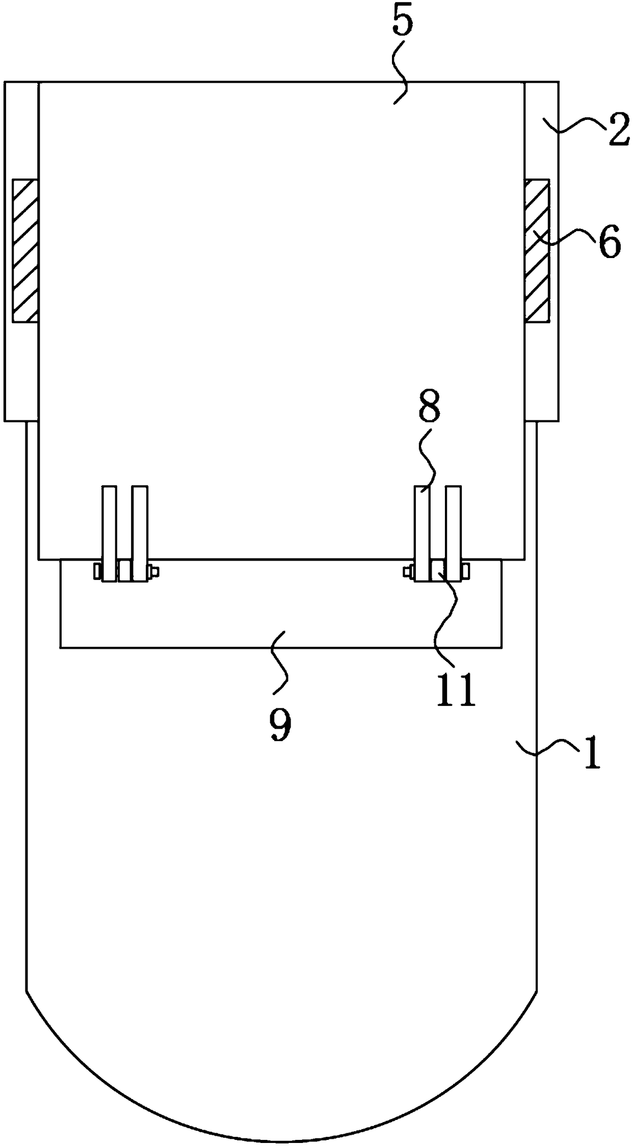 Limiting mechanism of Hall sensor