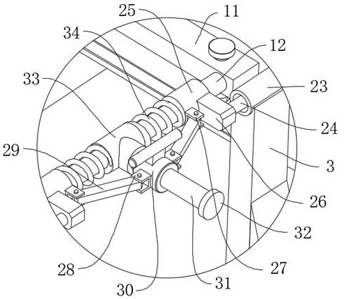 Auxiliary protection structure of steel pipe conveying device