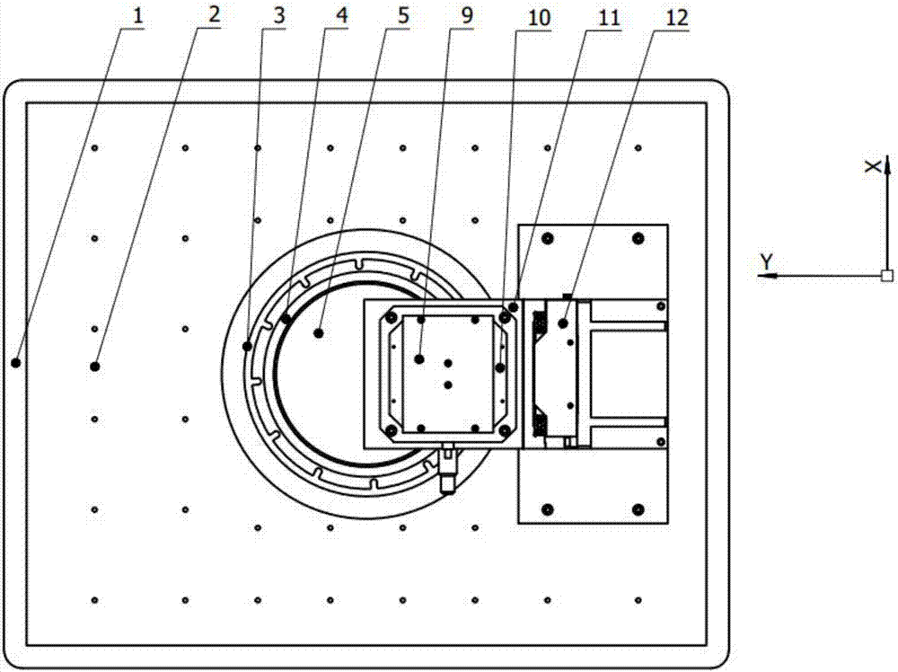 Nano cutting depth high-speed single-point scratch test device and test method thereof