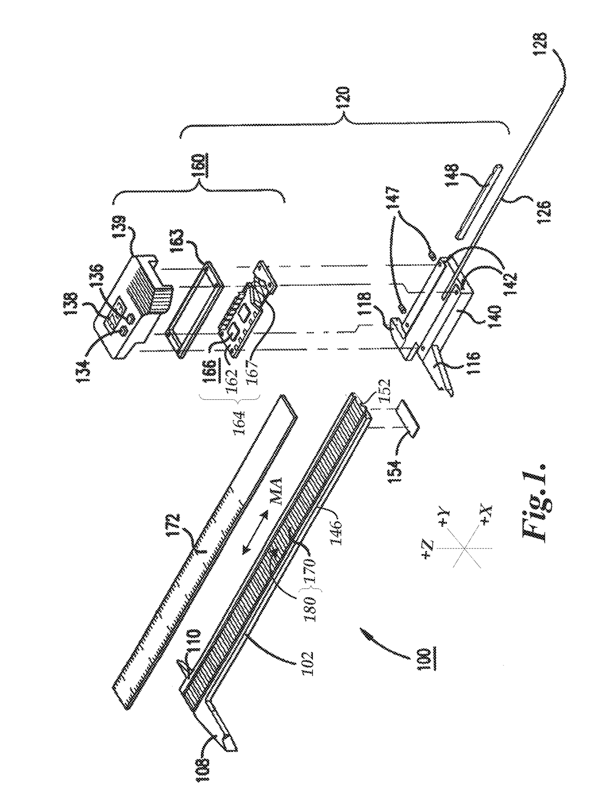 Winding and scale configuration for inductive position encoder