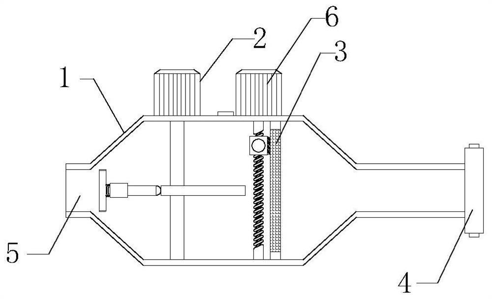 Flue gas inlet pretreatment device