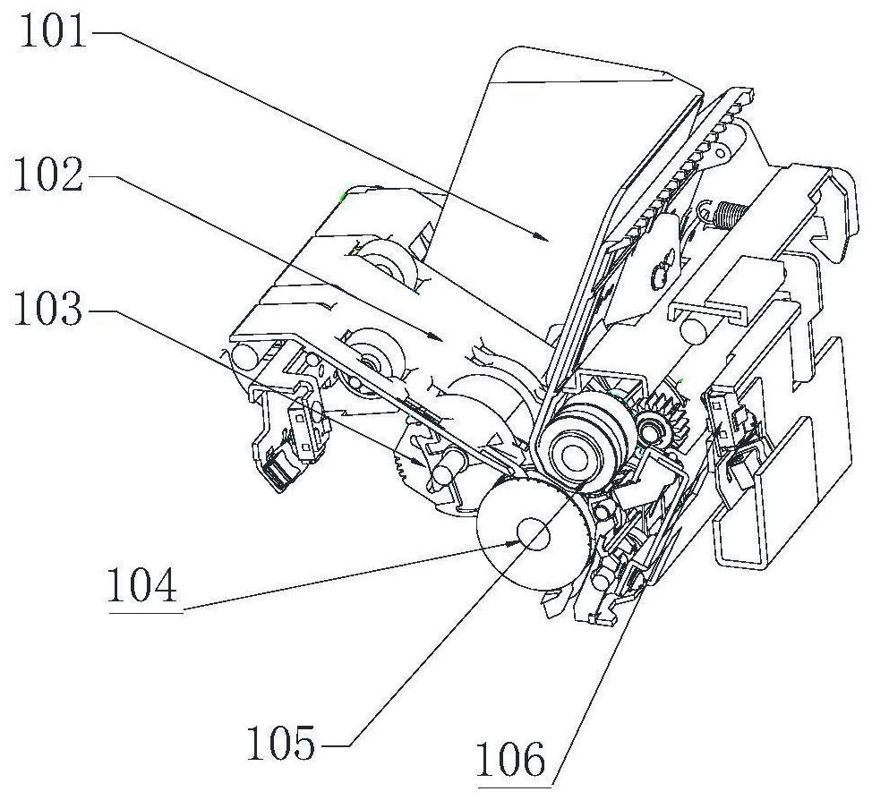 Banknote deposit and withdrawal processing device