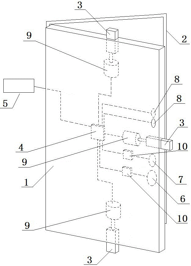 An intelligent filtering trigger lock type door