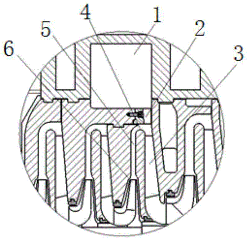 Inter-stage air feeding structure of centrifugal compressor and design method thereof