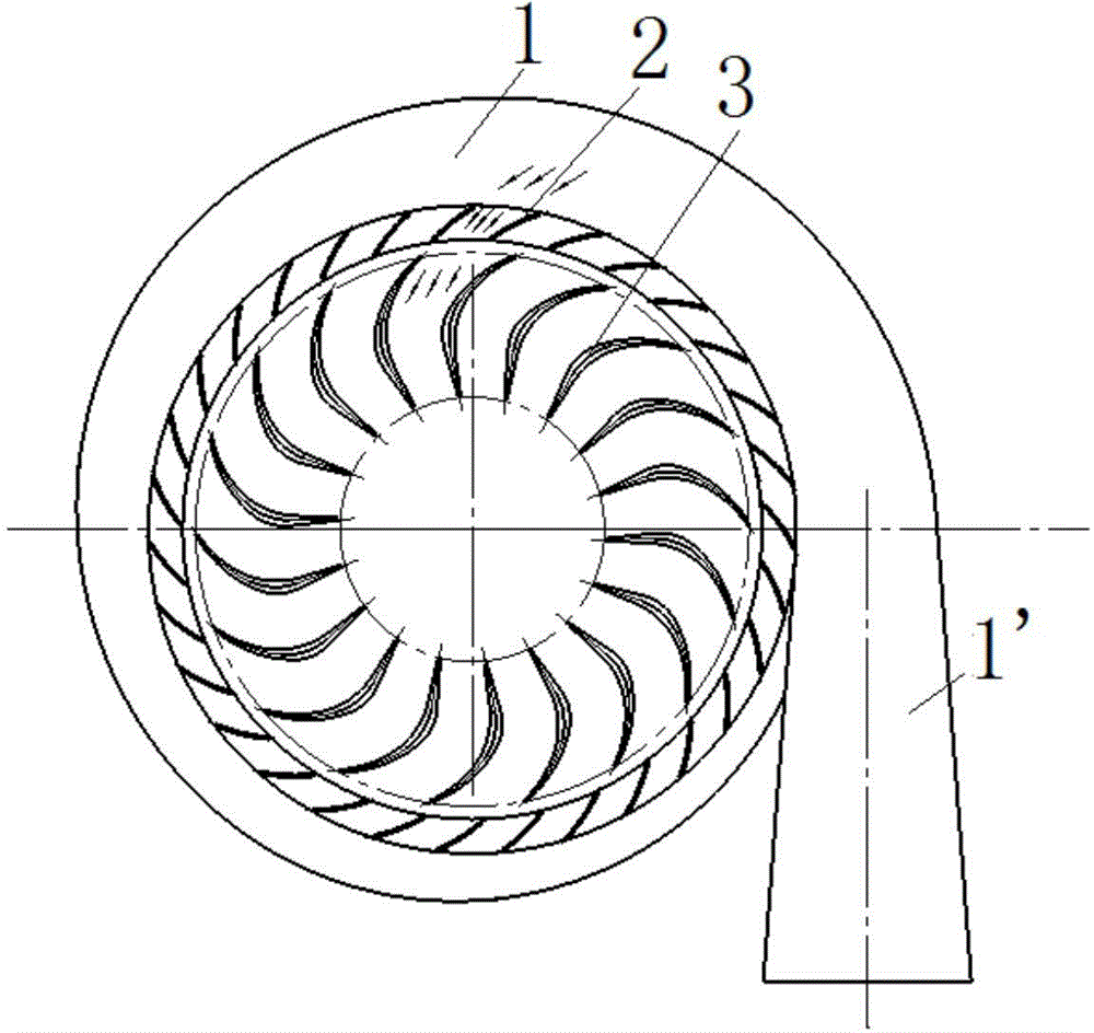 Inter-stage air feeding structure of centrifugal compressor and design method thereof