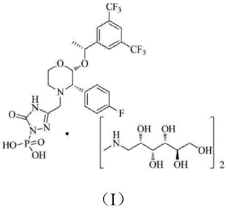 Refined palladium removing process for fosaprepitant