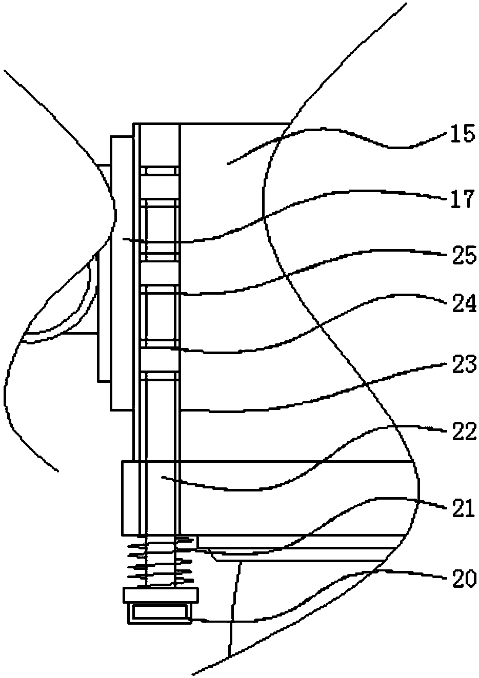 Highly numerical control knitting machine with winding package and flying fluff adsorbing performance