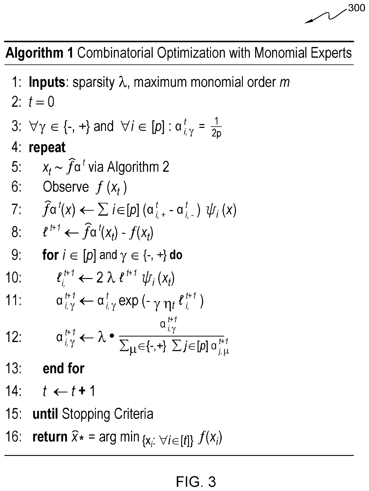 Combinatorial black box optimization with expert advice